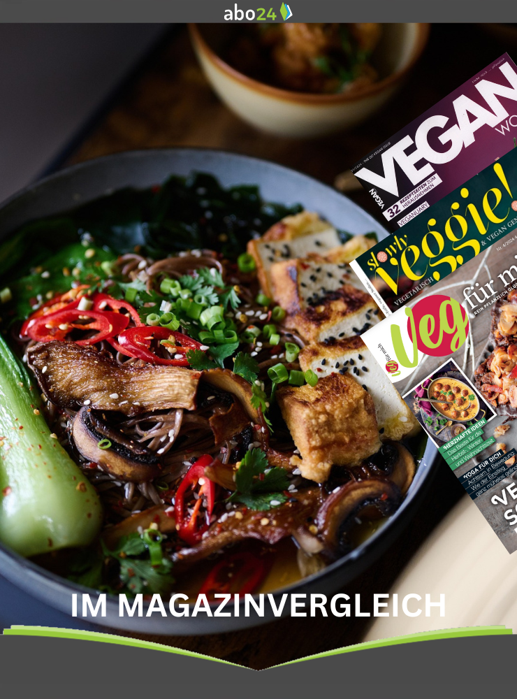 Veganuary: Vegetarische & vegane Zeitschriften im Vergleich