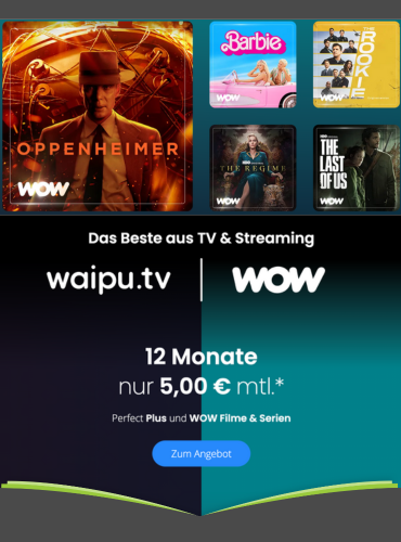 Perfect Plus + WOW Filme & Serien für 5,00 €