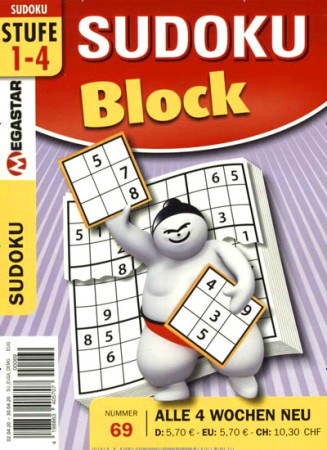 Megastar Sudoku Block Stufe 1-4