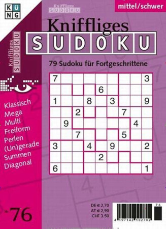 Kniffliges Sudoku