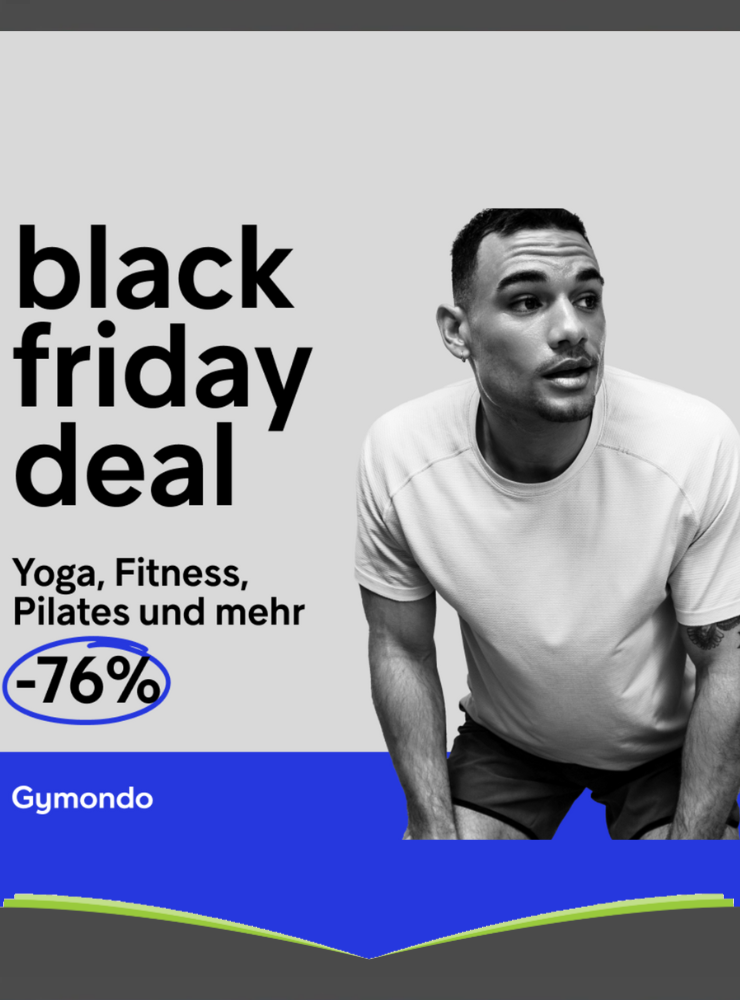 Gymondo Jahresabo für 3,60 €/Monat